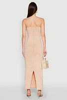 Womens Daisy Mineral Wash Maxi Tube Dress,