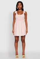 Womens Haute Monde Ruffled Strap Babydoll Sundress,
