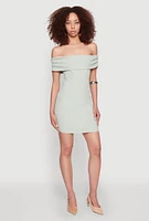 Womens Iris Bow Detail Ruched Overlay Dress, Green, Size M