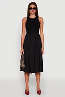 Womens Tank Maxi Skater Dress,