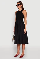 Womens Tank Maxi Skater Dress,