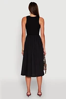 Womens Tank Maxi Skater Dress,