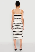 Womens Almost Famous Striped Cami Dress, Multi, Size XL