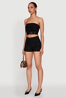 Womens Hyper Stretch Utility Tube Top, Black, Size S