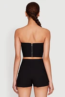 Womens Hyper Stretch Utility Tube Top, Black, Size S