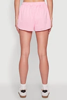 Womens Rhinestone Stripe Shorts,