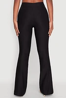 Womens Flared Pull On Dress Pants,
