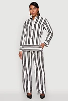 Womens Spoon Jeans Button Front Shirt, Multi, Size XL