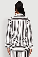 Womens Spoon Jeans Button Front Shirt, Multi, Size XL