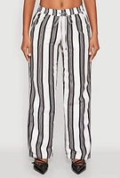 Womens Spoon Jeans Drawstring Wide Leg Pants, Multi, Size L