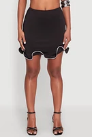 Womens Wave Structured Mini Skort,