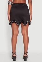Womens Wave Structured Mini Skort,