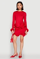 Womens Wave Structured Trim Skort,