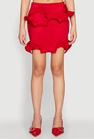 Womens Wave Structured Trim Skort,