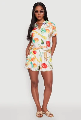 Womens Stylish High Waisted Shorts for Trendy Summer Looks, Multi,