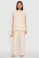 Womens Airy Wide Leg Pants,