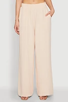 Womens Airy Wide Leg Pants,