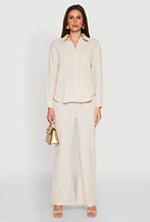 Womens Gauze Knit Shirt,