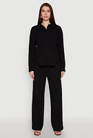 Womens Gauze Knit Pants,