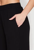 Womens Gauze Knit Pants,