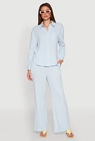 Womens Gauze Knit Pants,