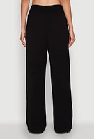 Womens Airy Wide Leg Dress Pants,