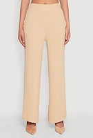 Womens Airy Pull On Dress Pants,