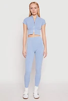 Womens Seamless Mineral Wash Leggings,