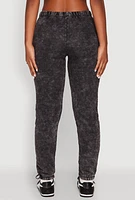 Womens Mineral Wash Jogger, Black,
