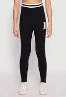Womens Daisy Brushed Knit 10 High Waisted Sweatpants,