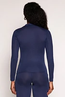 Womens Daisy Button Front Long Sleeve Shirt,