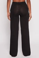Womens Daisy High Waisted Wide Leg Pants,