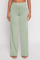 Womens Daisy High Waisted Wide Leg Pants,