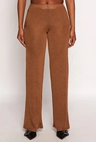 Womens Daisy High Waisted Wide Leg Pants,