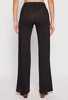 Womens Daisy Brushed Knit Straight Leg Pants,