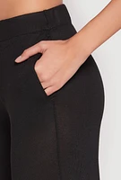 Womens Daisy Brushed Knit Straight Leg Pants,