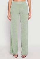 Womens Daisy Brushed Knit Straight Leg Pants,
