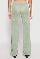 Womens Daisy Brushed Knit Straight Leg Pants,