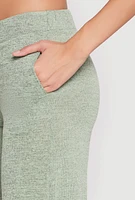 Womens Daisy Brushed Knit Straight Leg Pants,