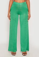 Womens Daisy Brushed Knit Straight Leg Pants,