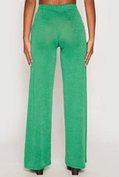 Womens Daisy Brushed Knit Straight Leg Pants,