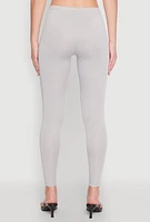 Womens Daisy High Waist Leggings, Grey, Size M