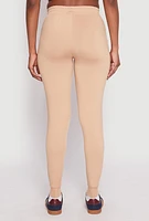Womens Daisy High Waisted Drawstring Joggers, Khaki, Size S