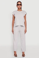 Womens Daisy Knitted Cap Sleeve Top,