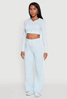 Womens Daisy Mineral Wash Varsity Stripe Pants,