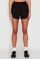 Womens Daisy High Waisted Dolphin Shorts,