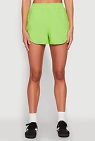 Womens Daisy High Waisted Dolphin Shorts, XL