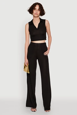 Womens Daisy Straight Leg Pants,