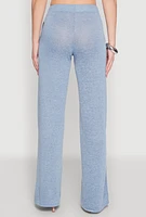 Womens Daisy Straight Leg Pants, Blue,