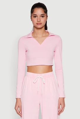 Womens Daisy Mineral Wash Varsity Stripe Crop Top, M